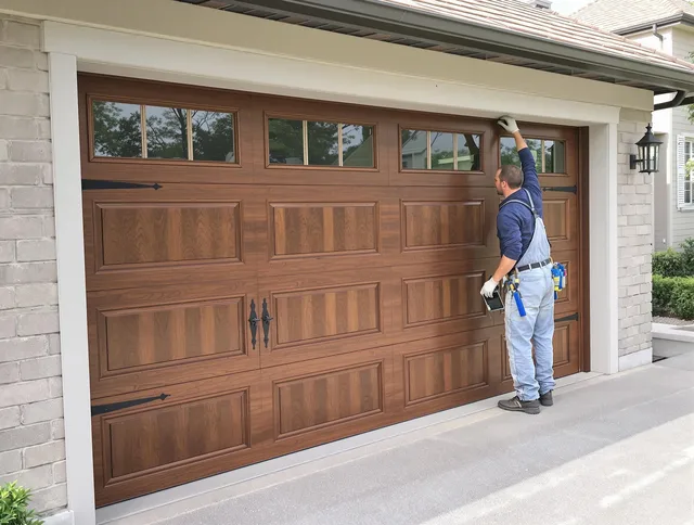 Custom garage door showcase by St. Simons Garage Door Repair in St. Simons