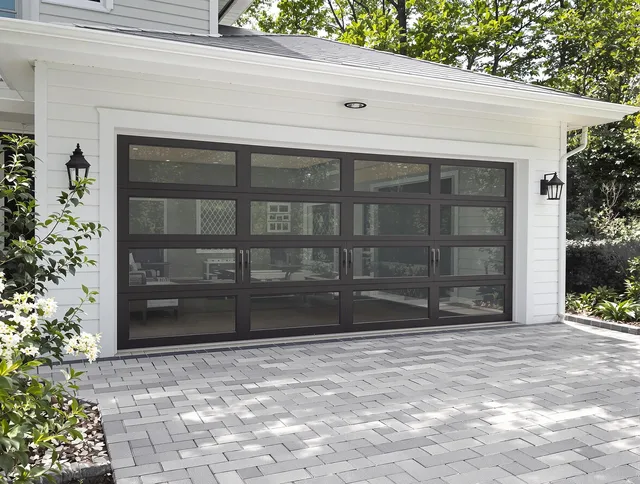 St. Simons Garage Door Repair design specialist presenting custom garage door options to St. Simons homeowner