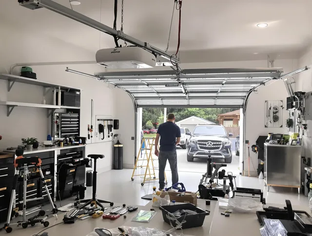 Garage door opener installation by St. Simons Garage Door Repair in St. Simons