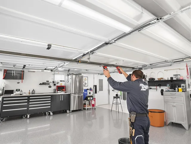 Overhead garage door repair service by St. Simons Garage Door Repair in St. Simons