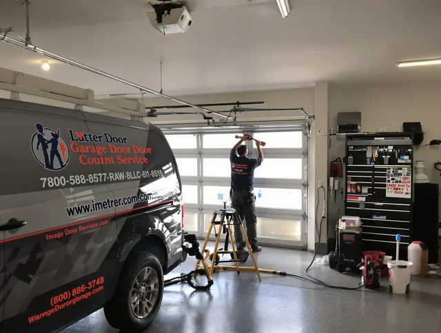 St. Simons Garage Door Repair team performing same-day garage door repair in St. Simons