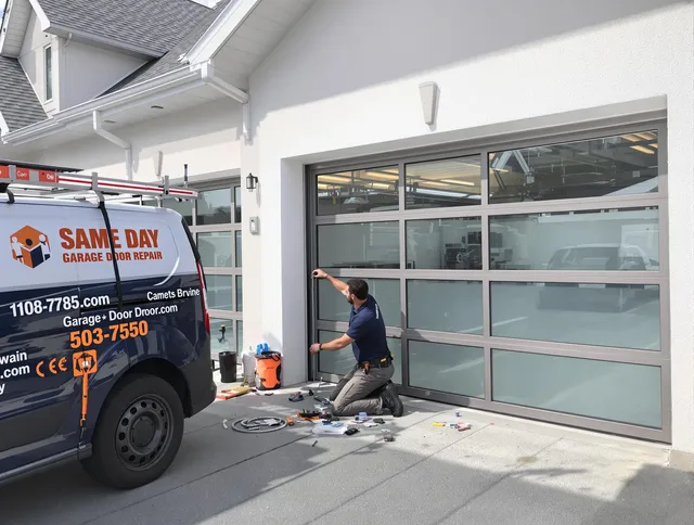 Same-day garage door repair service by St. Simons Garage Door Repair in St. Simons