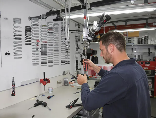 St. Simons Garage Door Repair safety certified technician performing precision spring replacement in St. Simons